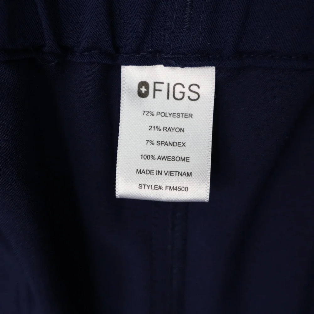 FIGS Technical Collection Scrub Pants Mens XL Blue Excellent Straight Leg FM4500